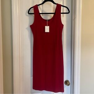 Fitted Sleeveless Midi Dress